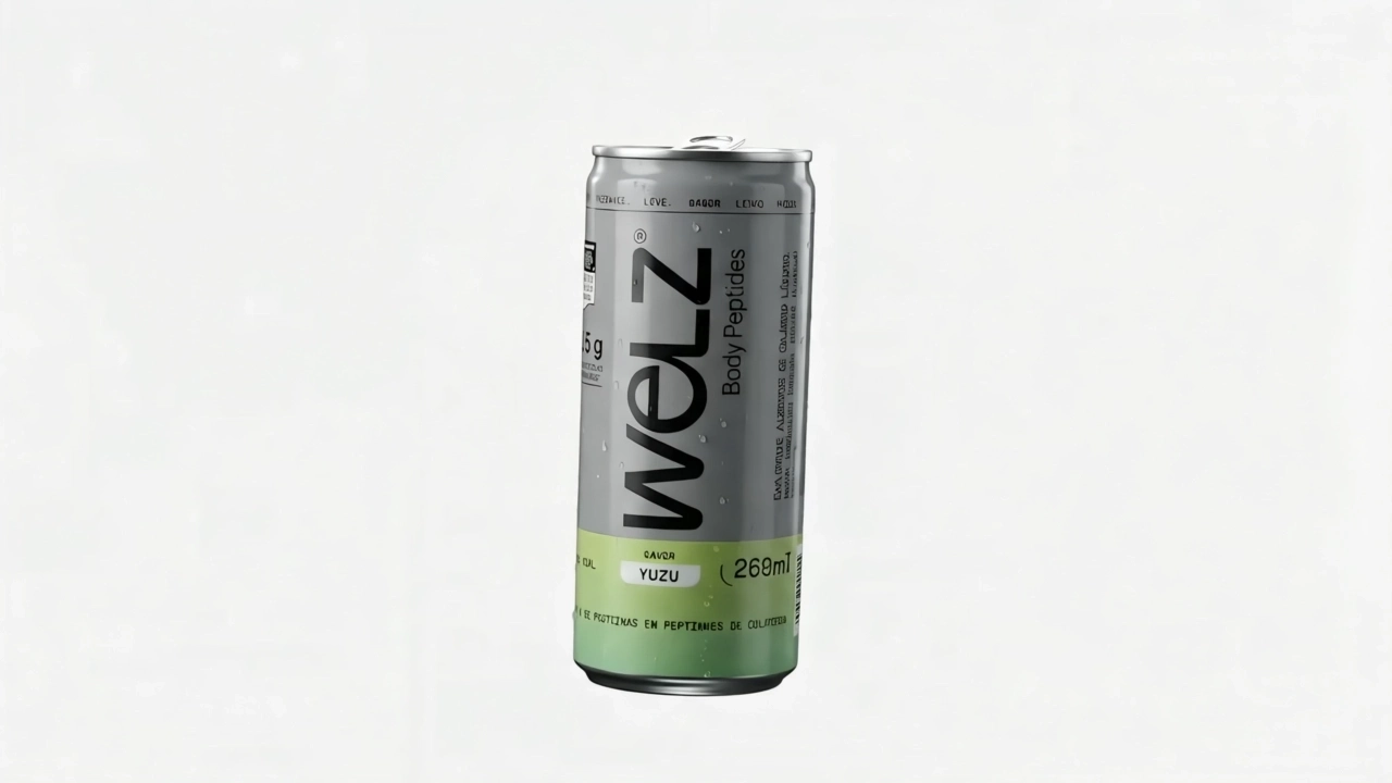 Lata Body Peptides Yuzu abrindo